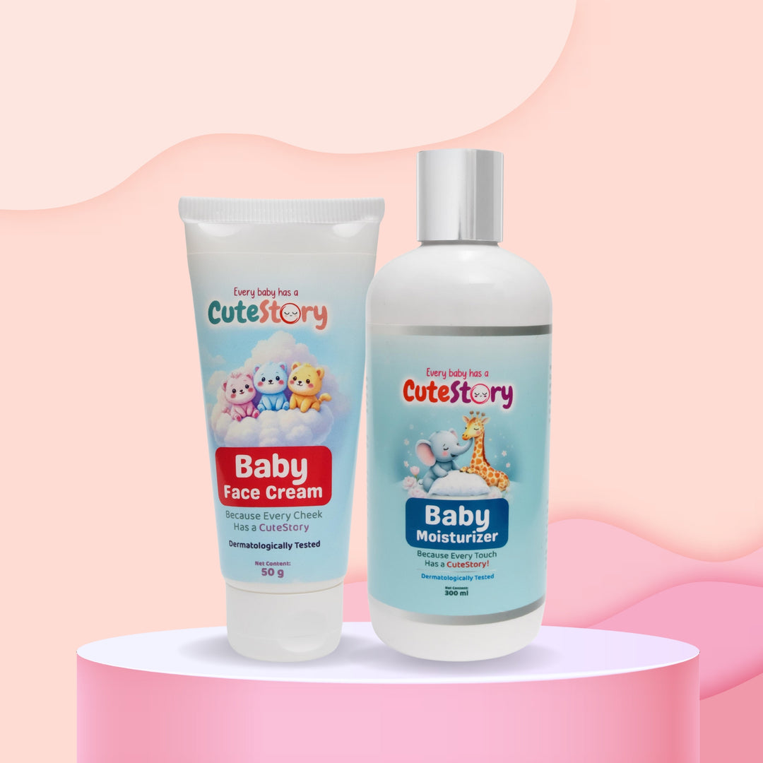 CuteStory Baby Face care & Body  Moisturizer Combo