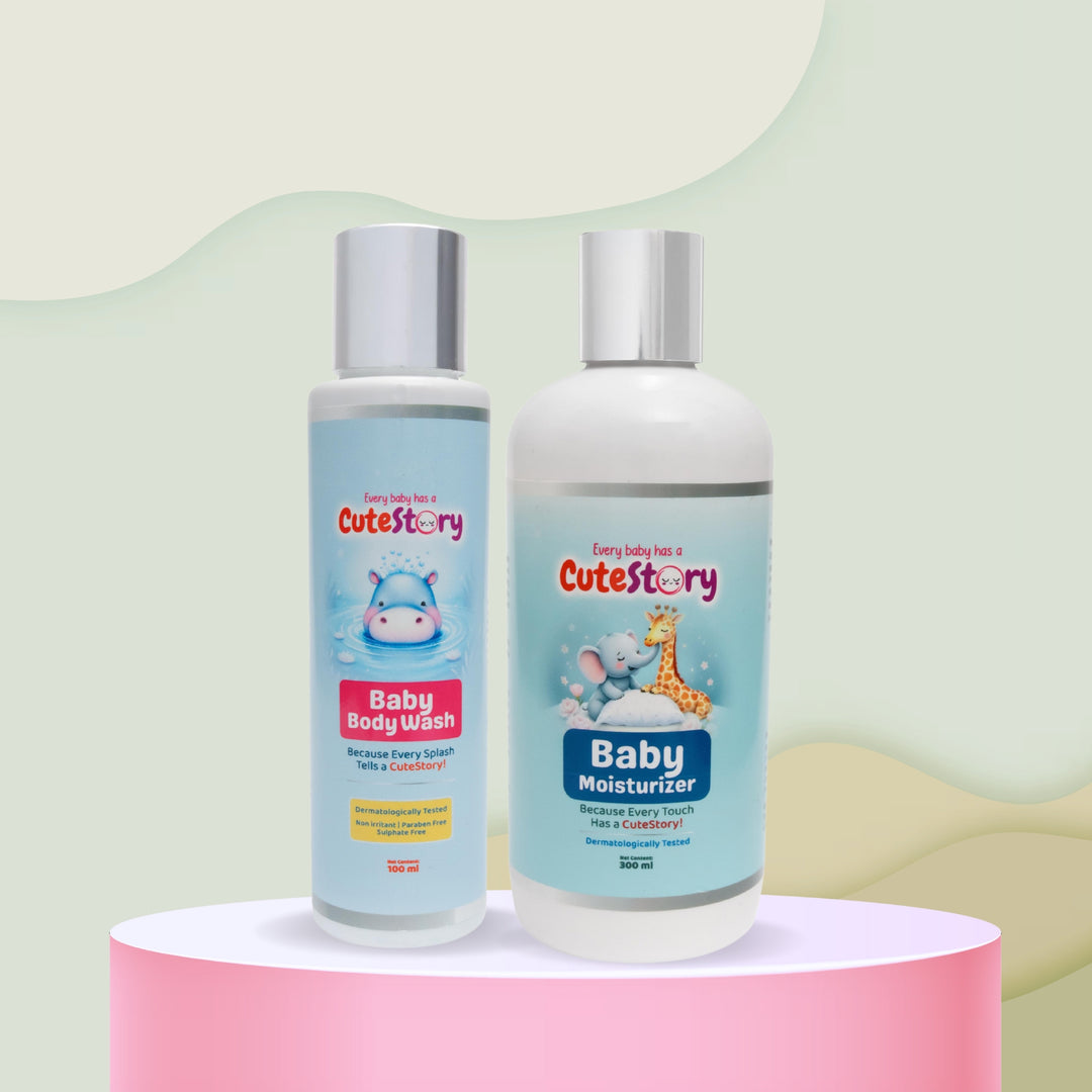 CuteStory Baby Body wash & Baby  Moisturizer  combo
